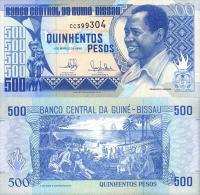 # GWINEA BISSAU - 500 FRANKÓW - 1990 - P-12 - UNC