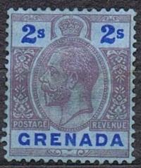 Kol.bryt.GRENADA 1921 SG 130* 6 GBP