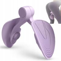 Motylek do ćwiczeń mięśni dna miednicy – trenażer ud i bioder fioletowy