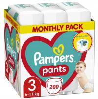 Pieluchomajtki Pampers Pants Rozmiar 3 200 szt.