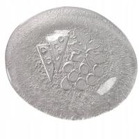 Pukeberg szklany talerz deserowy lata 70. Szwedzki design