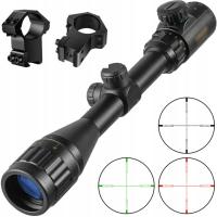4-16X40 AOE OPTYCZNA LUNETA MYŚLIWSKA RED I ZIELONE OŚWIETLENIE DO POLOWAŃ