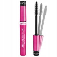 TOPFACE 3D IMENSION VOLUME MASCARA Pogrubiający tusz do rzęs BLACK, 8 m