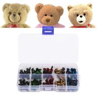 BEZPIECZNE OCZY DO ZABAWEK OCZKA 8mm ZESTAW DLA LALEK MASKOTEK 100 SZTUKI