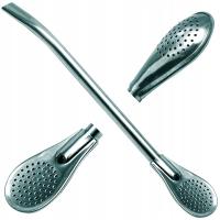 Bombilla Yerba Mate LIZA - 19 см - нержавеющая сталь Superb Gaucho CEBAR INOX