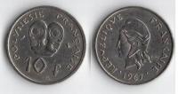 POLINEZJA FRANCUSKA 1967 10 FRANCS BEZ NAPISU I.E.O.M.