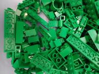Lego klocki, elementy oryginalne jeden kolor mix 100g 0,1 kg ZIELONE