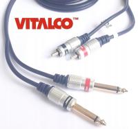 Kabel RCA - jack 6,3 mm Vitalco MK50 3 m