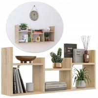 Настенная Книжная полка из дуба SONOMA