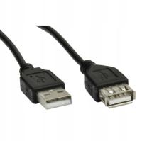 Przedłużacz USB Akyga AK-USB-07 1,8 m czarny