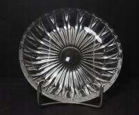 ANK STARA SZKLANA KRYSZTAŁOWA PATERA NA CIASTO