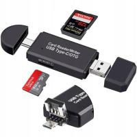CZYTNIK KART SD MicroSD USB USB-C MICRO USB 1 5w1