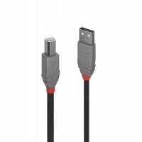 Kabel USB do drukarki DAC Lindy 36670 2.0 A-B 0,2 m