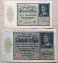 Niemcy zestaw Banknotów (2szt) st ok 4-