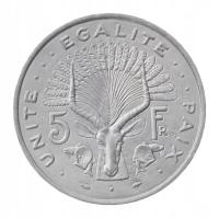 [R054] Dżibuti 5 franków 1991 UNC KM 22