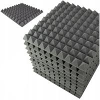 Piramida pianka wygłuszająca panel 50x50x5 12szt akustyczna dobra jakość