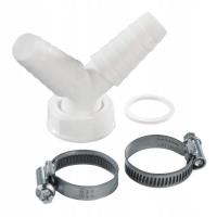 Podwójne przyłącze do pralki - Xavax 00220738 Złącze Y, białe