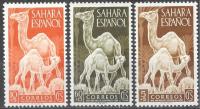 Hiszpańska Sahara - fauna** (1951) SW 115-117