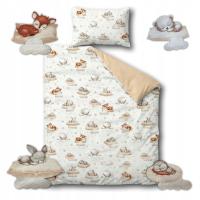 Poszewki Dziecięca 135x100 Bawełna 100% Leśne Poduszkowe Sny