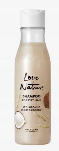 ORIFLAME Szampon Love Nature z organiczną pszenicą i kokosem