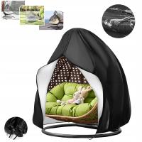 Чехол для подвесного кресла, Садовый кокон, качели, корзина, двойная крышка