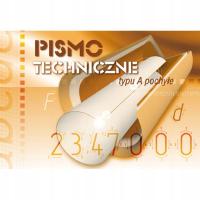 Szkolny BLOK Na TECHNIKĘ Blok Do PISMA Technicznego Typ A Pochyłe PISMO Lux