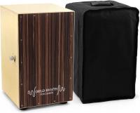 World Rhythm CAJ2-NT Cajon - pełnowymiarowy kajon ze snare, torbą i gąbką