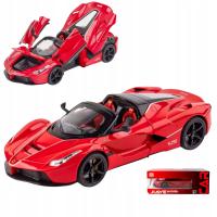 1:22 (1:24) Ferrari LA Ferrari Cabrio Rafa box Model samochodu dźwięk Led