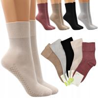 Skarpetki bambusowe wielokolorowe antybakteryjne nieuciskowe