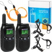 Radiotelefon Baofeng BF-T6 PMR Panda 2 szt. 8 kanałów zasięg do 3 km