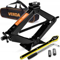 Podnośnik trapezowy Verda 2000 kg 90-440 mm z grzechotką i pokrowcem