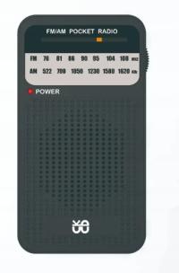 Портативное карманное радио FM / AM Super Sonic in-905