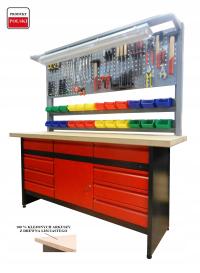 Stół warsztatowy nadstawka tablica zawieszki garaż roboczy