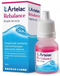 Artelac Rebalance увлажняющие капли для глаз 10 мл