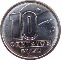 2125. Brazylia 10 Centavos 1990