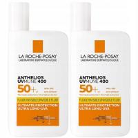 La Roche-Posay Anthelios UVmune 400 Invisible Fluid SPF50+ 50ml x2