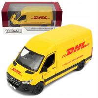 АВТОМОБИЛЬ MERCEDES-BENZ SPRINTER AUTO BUS DHL МЕТАЛЛИЧЕСКАЯ МОДЕЛЬ KINSMART 1:48