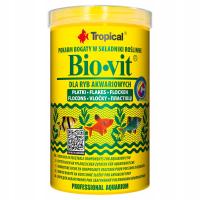 Tropical BIO-VIT Roślinny karma do codziennego karmienia ryb akwariowych 1L