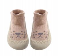 BUCIKI niemowlęce SKARPETKI Z GUMOWĄ PODESZWĄ od 18-24 MIESIĘCY ROZM 23