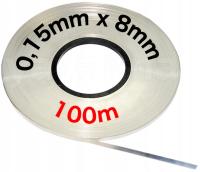 Никелированная лента 0. 15x8mm 100M для сварки никеля