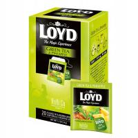 Зеленый чай с ананасом для гастрономии Horeca Green Tea 20 конвертов LOYD