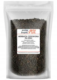 Herbata czerwona Pu-Erh 200g Liściasta naturalna | Kol-Pol