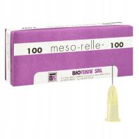 Igły do wypełniaczy 30G 0,3mm x 12mm Mesorelle Extra Thin Wall needles x100