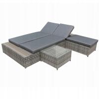 Relaxo – wielofunkcyjne łóżko ogrodowe z technorattanu, idealne do relaksu
