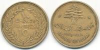 Liban 10 Piastres - 1968r ... Monety