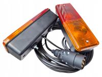 Комплект готовой лампы для прицепа 12 в 5 м - комплект с вилкой и проводом 5 м