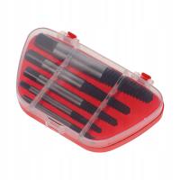 Zestaw wykrętaków stal do usuwania uszkodzonych zerwanych śrub 6 sztuk