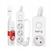 Listwa zasilająca Acar 1,5 m 3 gniazd