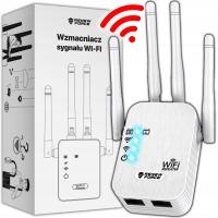 WZMACNIACZ Sygnału WiFi Sieci 5ghz MOCNY 1200Mb/s Zasięg WiFi REPEATER 4w1