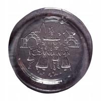 Okolicznościowy talerz wielkanocny Ząbkowice - kaszubski korowód z Palmą.